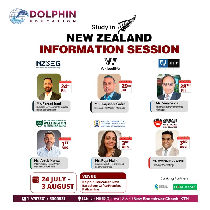 Study in New Zealand Education Sessions- Dolphin Baneshwor Office